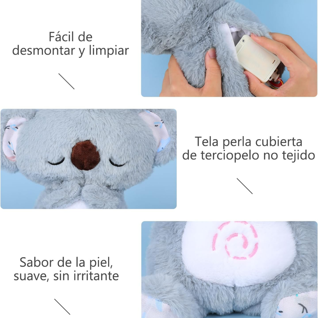 koala relajante con un suave sonido de respiración  que te ayuda a reducir la ansiedad y el estrés.